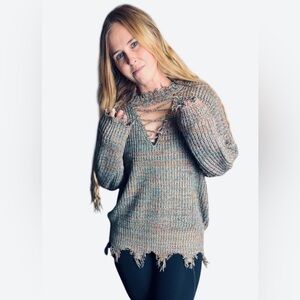 Daytrip Colorful Knit Sweater